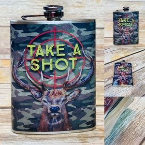 Totally Rad Take A Shot Flask NWT